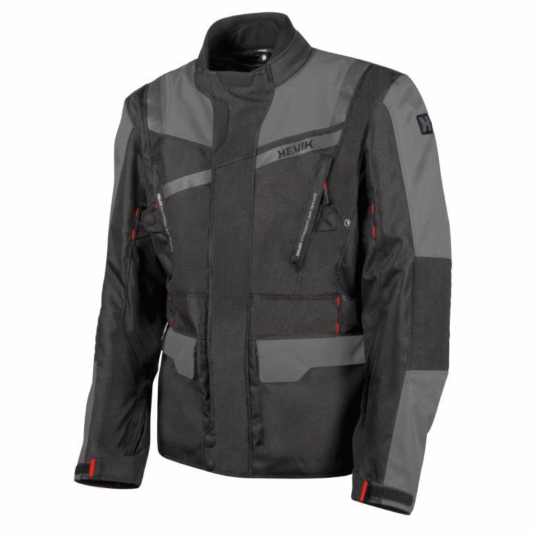 Waterproof Hevik Motorcycle Clothing Hevik Stelvio Light Black