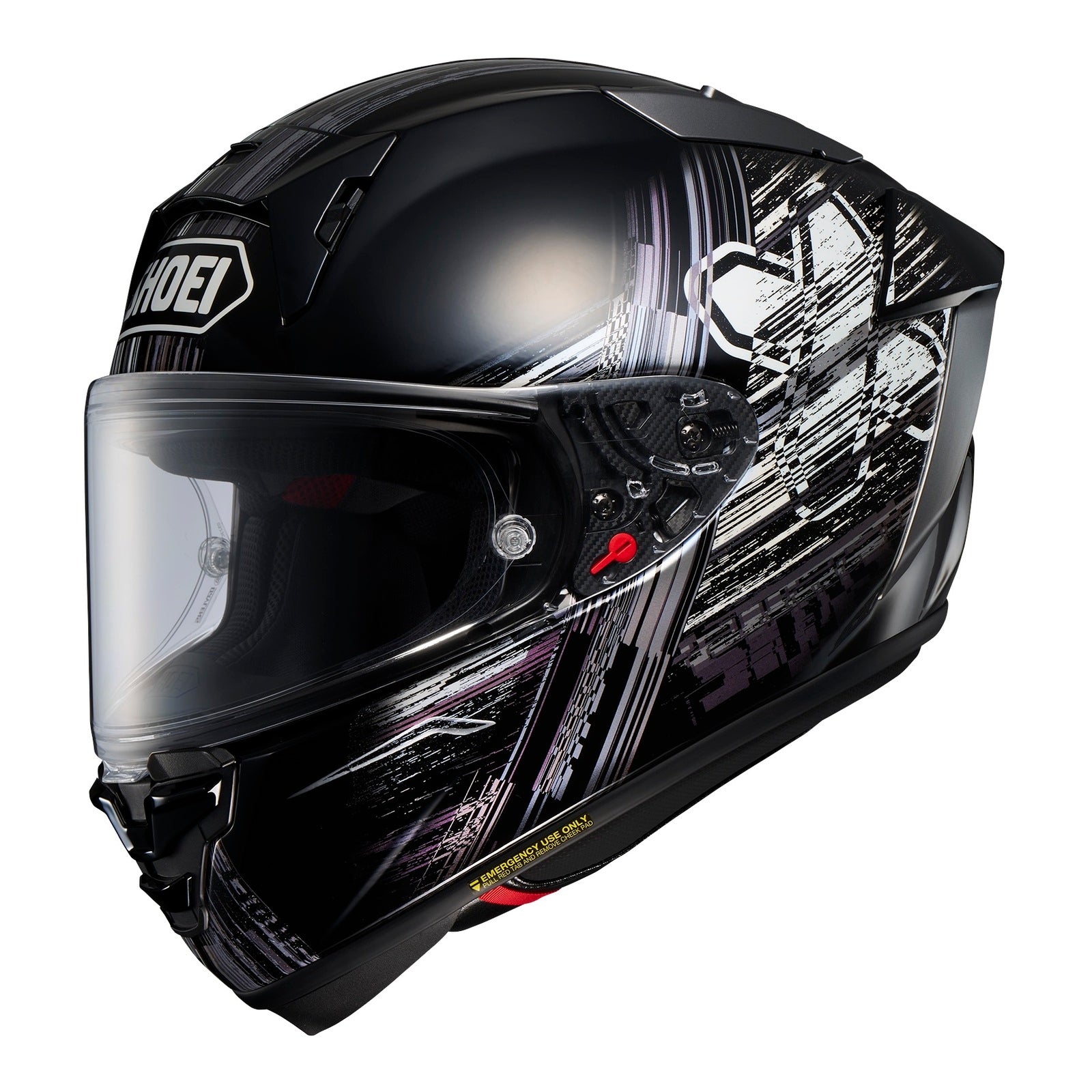 セキュリティ・セーフティ SHOEI Shoei X-SPR Pro Helmet Cross Logo TC5 - Black / White – DR MOTO