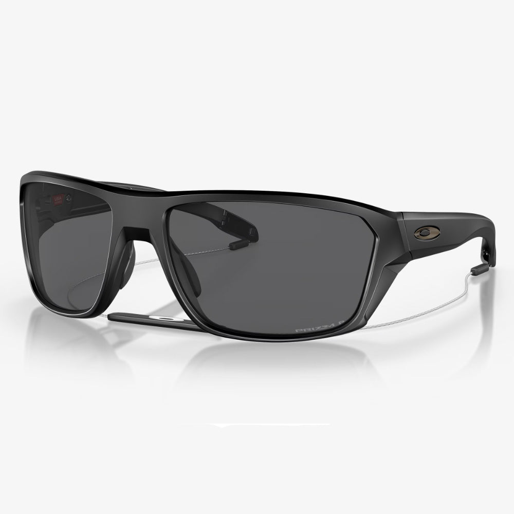Split Shot Sunglasses - Matt Black with Prizm Black Polarized Lens