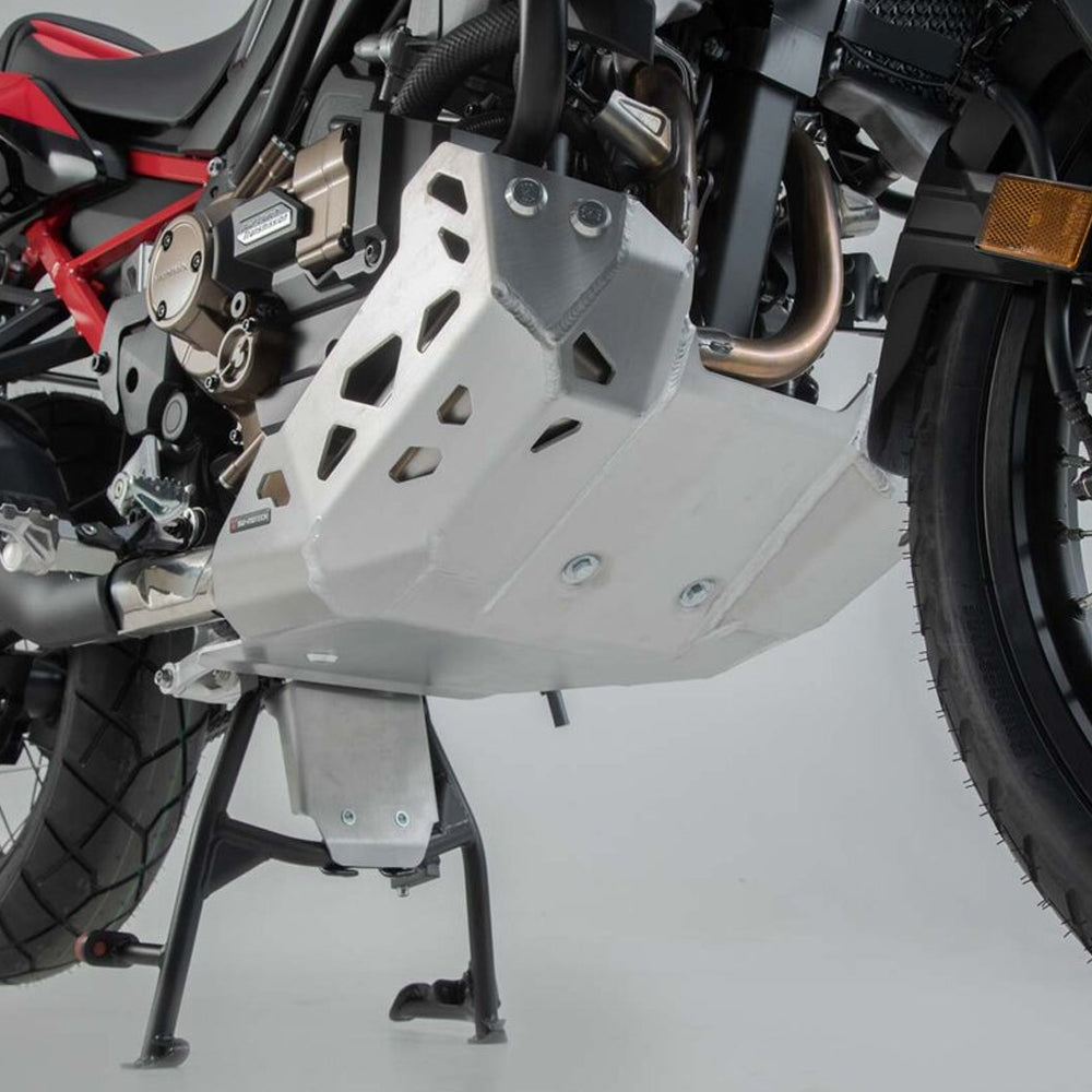BASH PLATE SW MOTECH SILVER HONDA CRF1100L AFRICA TWIN CRF1100L AFRICA TWIN ADVENTURE SPORTS