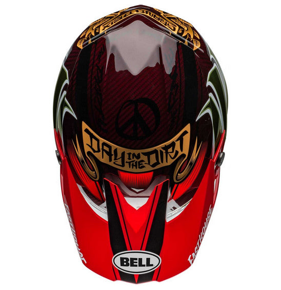 bell fasthouse helmet red Bell MOTO-10 SPHERICAL Fasthouse DITD 24 Red/Gold – DR MOTO