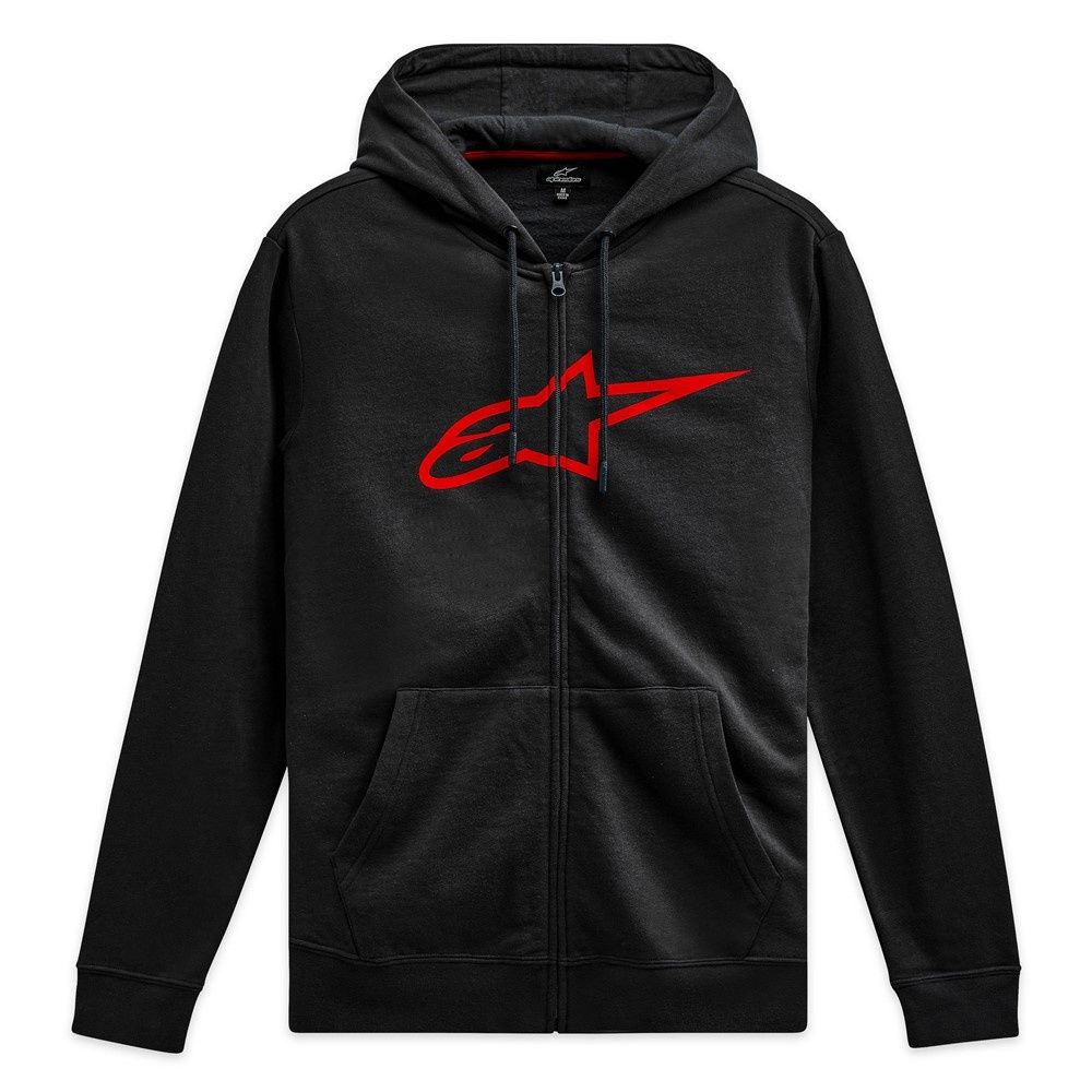 Alpinestars Ageless Zip Hoodie v3 - Black/Red