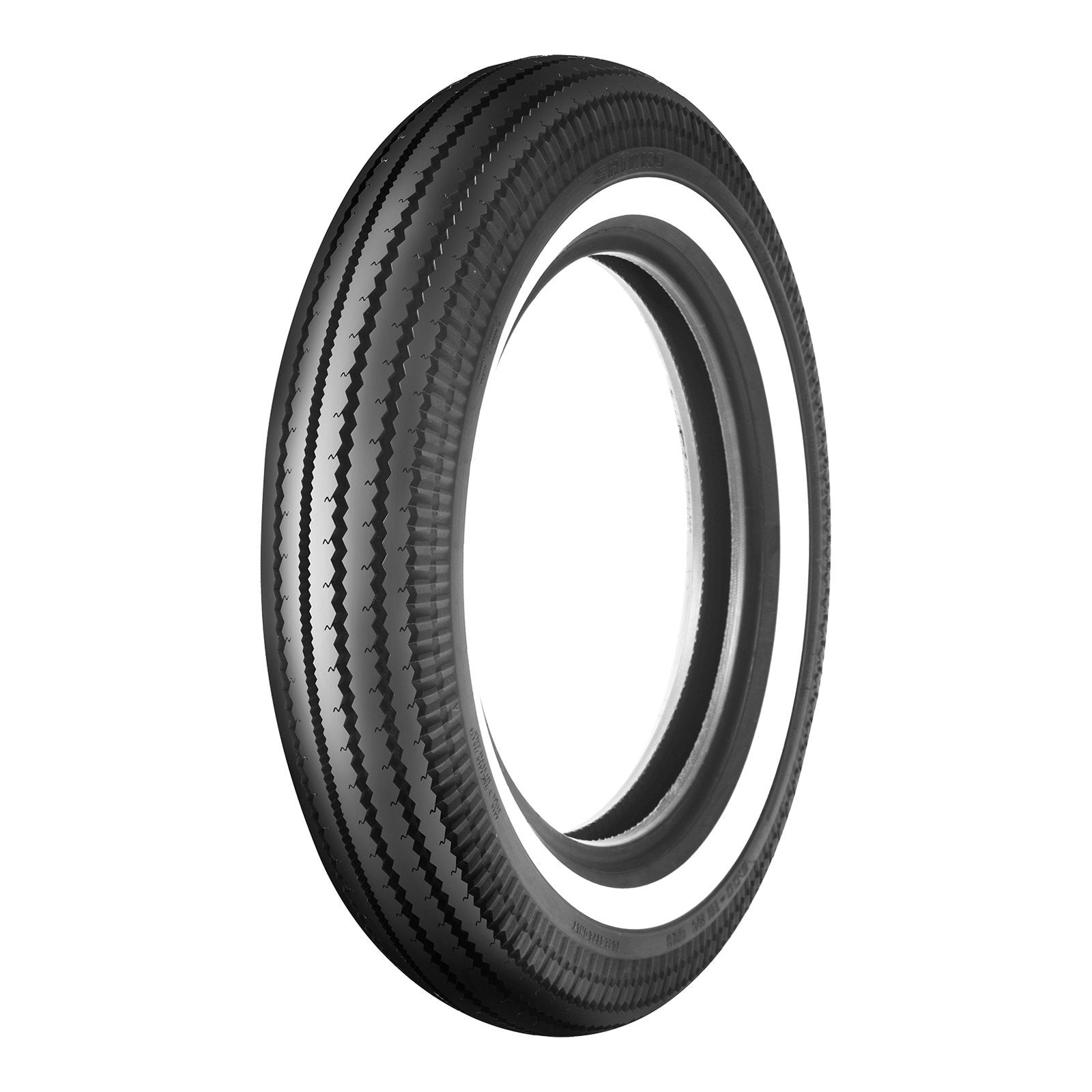 Shinko E270 400-18 Super Classic Front / Rear Classic Tyre (White Wall)