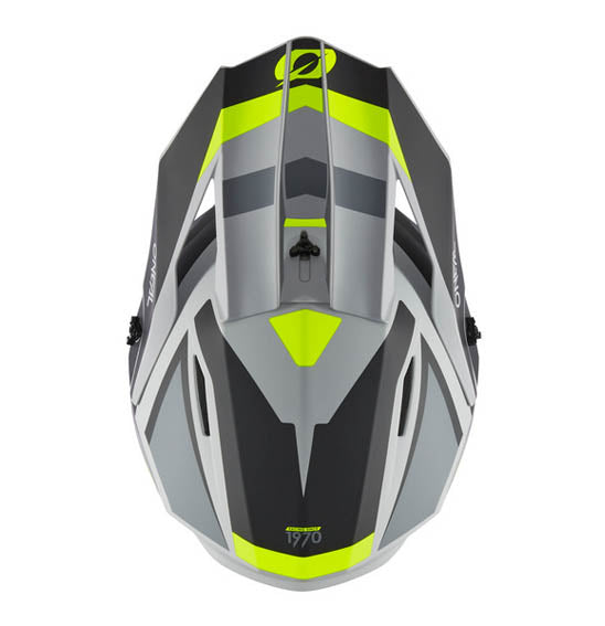 O'Neal Youth 1SRS STREAM Helmet - Black/Neon Yellow