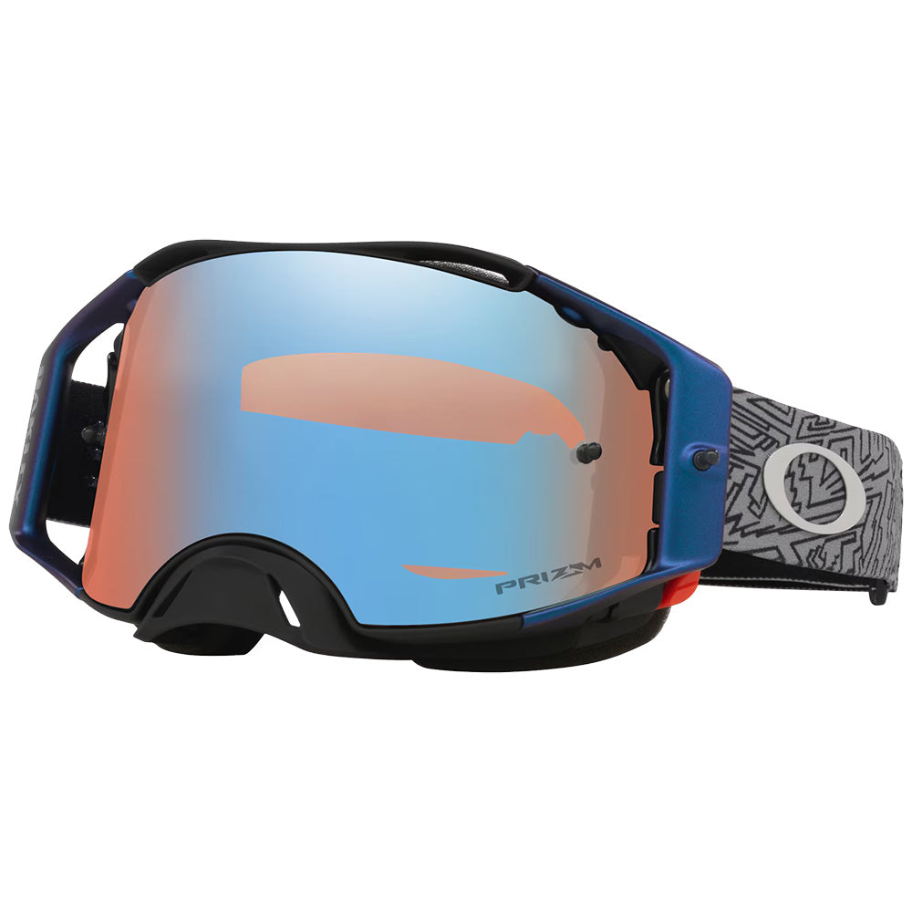 Airbrake MX Goggle Grey Strike / Prizm Sapphire Iridium Lens