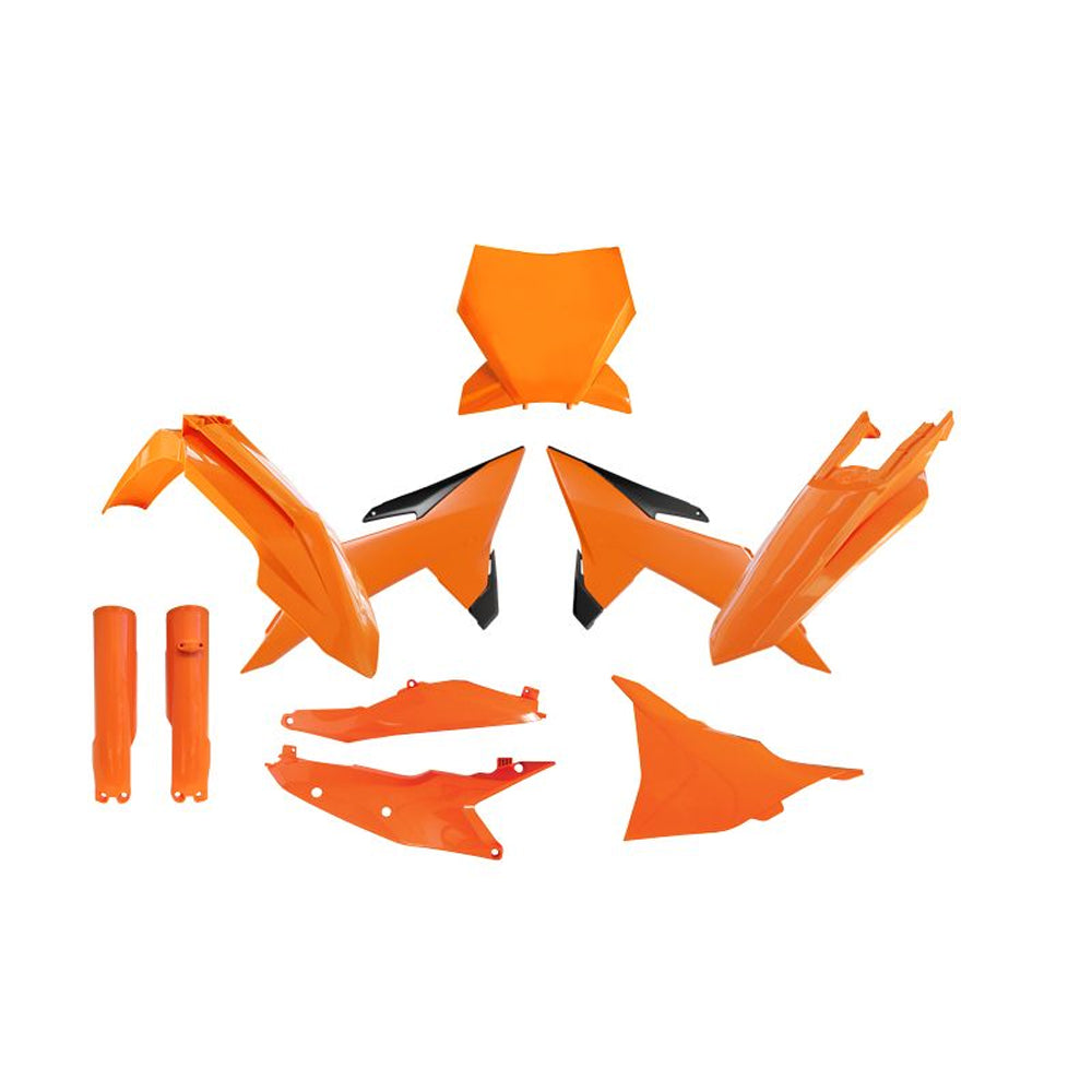 PLASTICS KIT RTECH 7 PIECE ORANGE BLACK KTM SX SXF