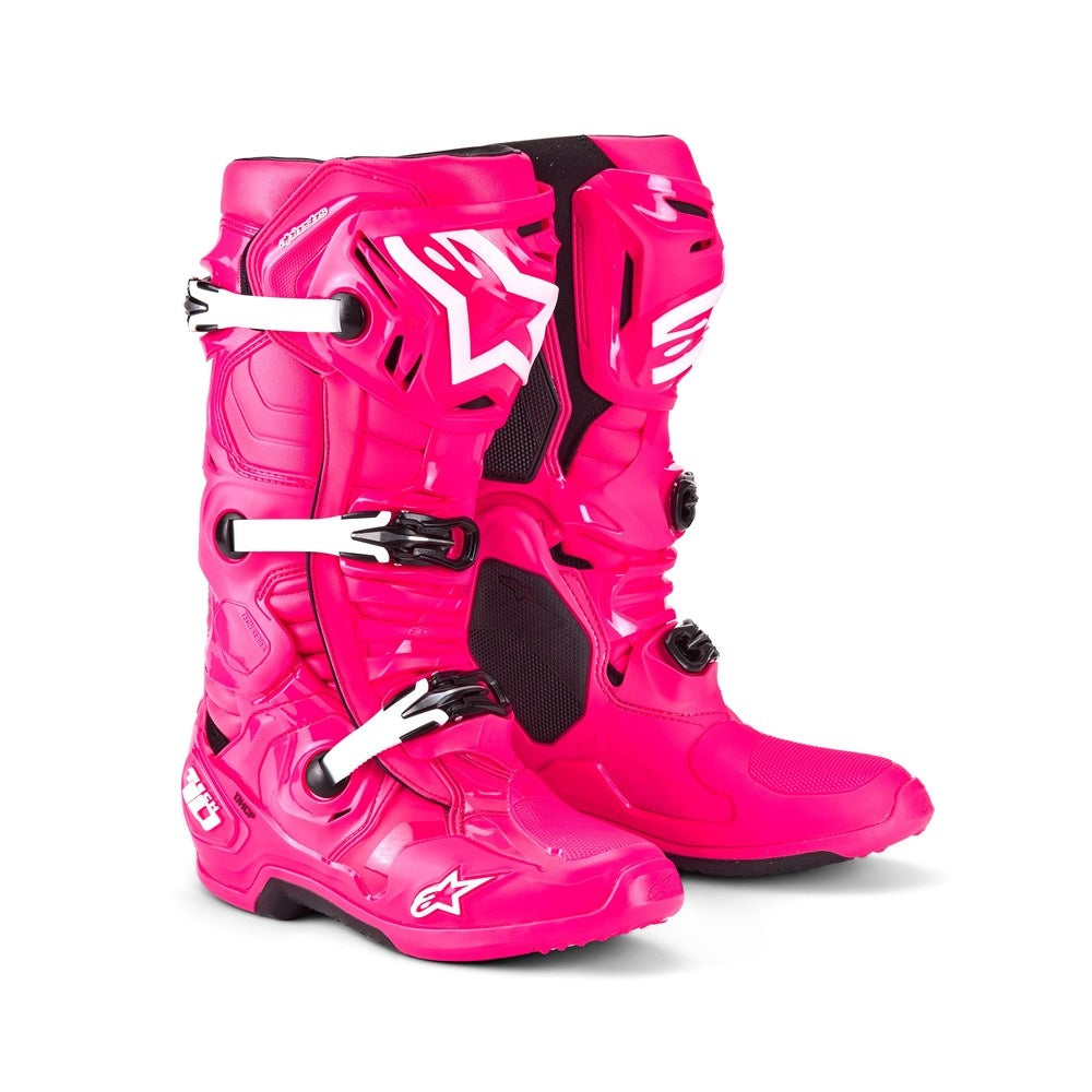 Alpinestars Tech-10 MX Boots - Diva Pink/White