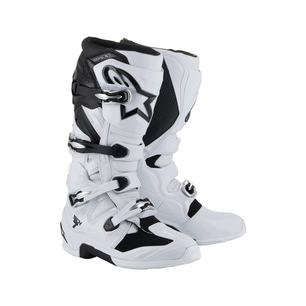 Alpinestars Tech 7 MX Boots – White/Black