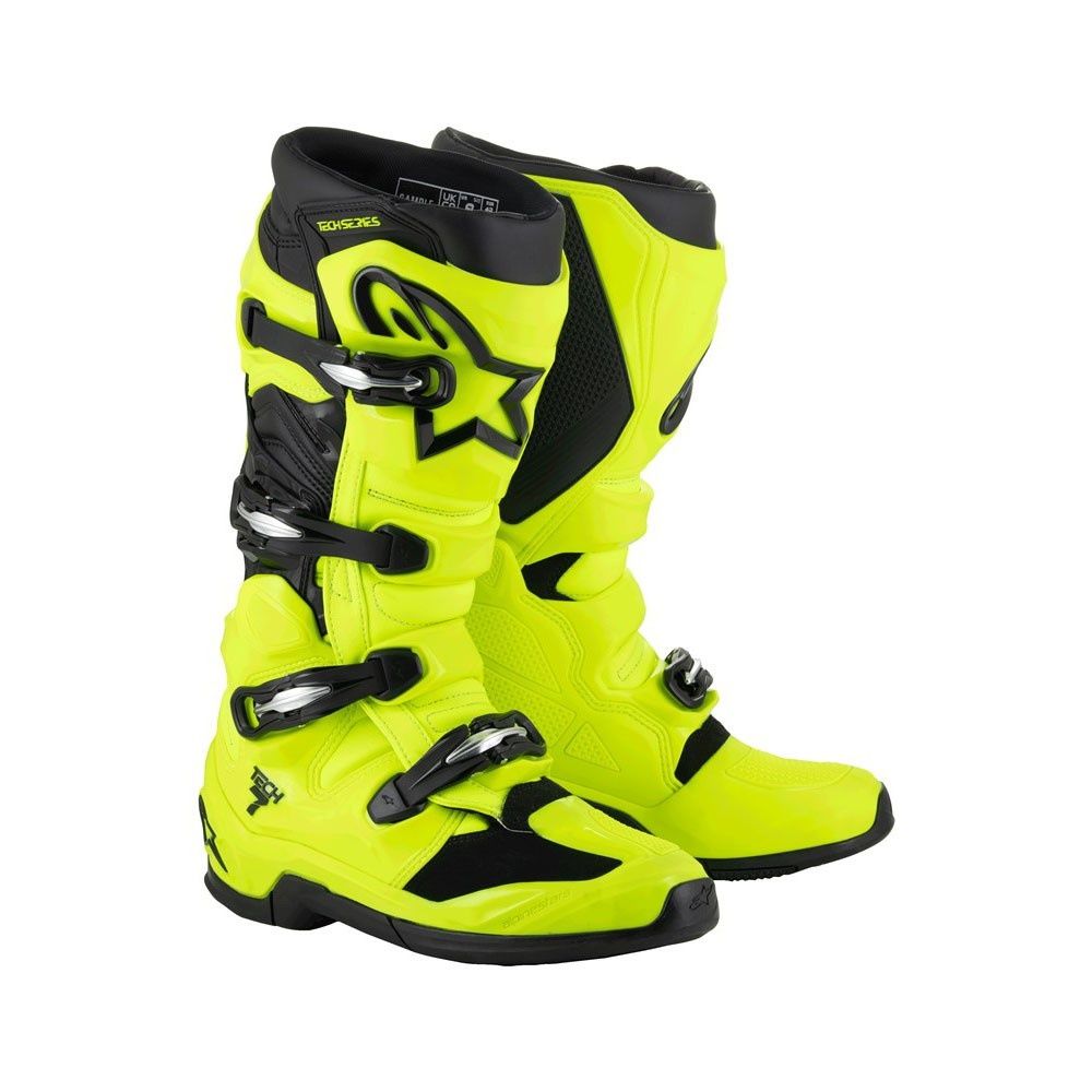 Alpinestars Tech-7 MX Boots – Yellow/Black