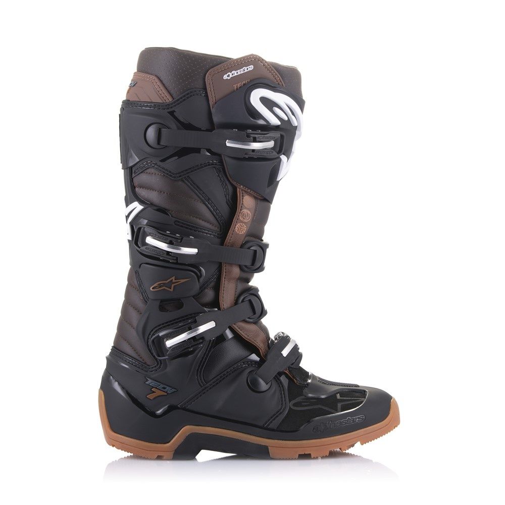 Alpinestars Tech-7 Enduro Boots - Black/Dark Brown