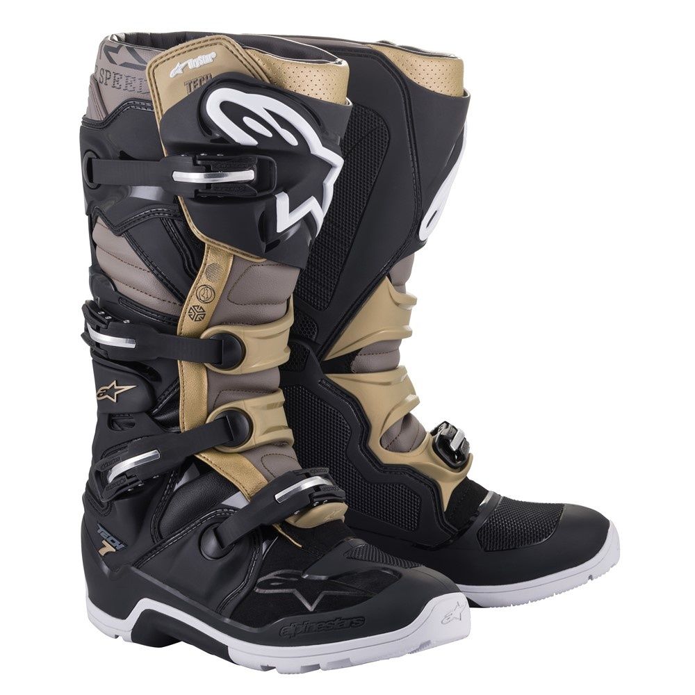 Alpinestars Tech 7 Drystar® Enduro Boots - Black/Gray/Gold