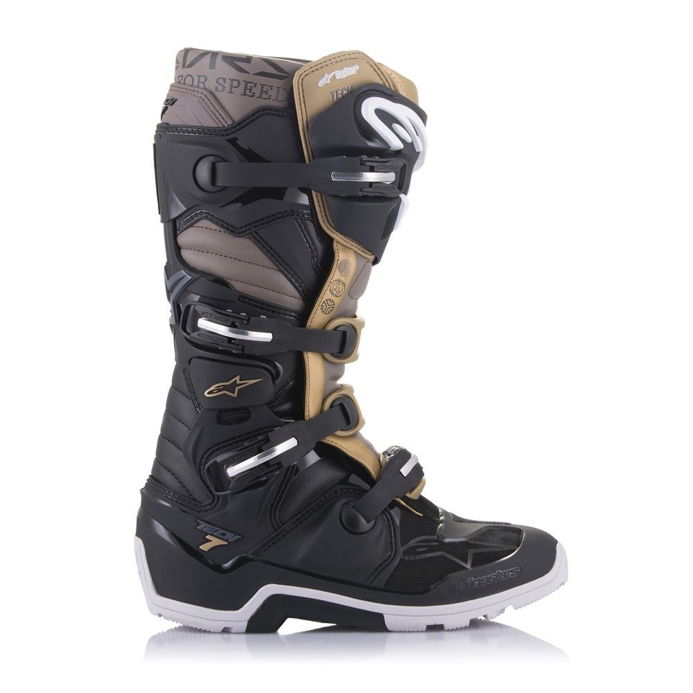 Alpinestars Tech 7 Drystar® Enduro Boots - Black/Gray/Gold