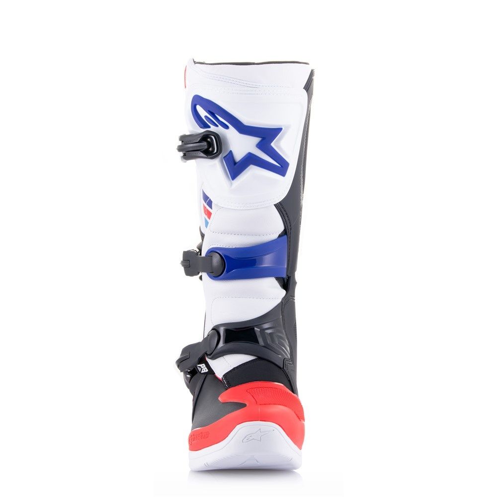 Alpinestars Tech-3 MX - Boots White/ Bright Red/ Dark Blue