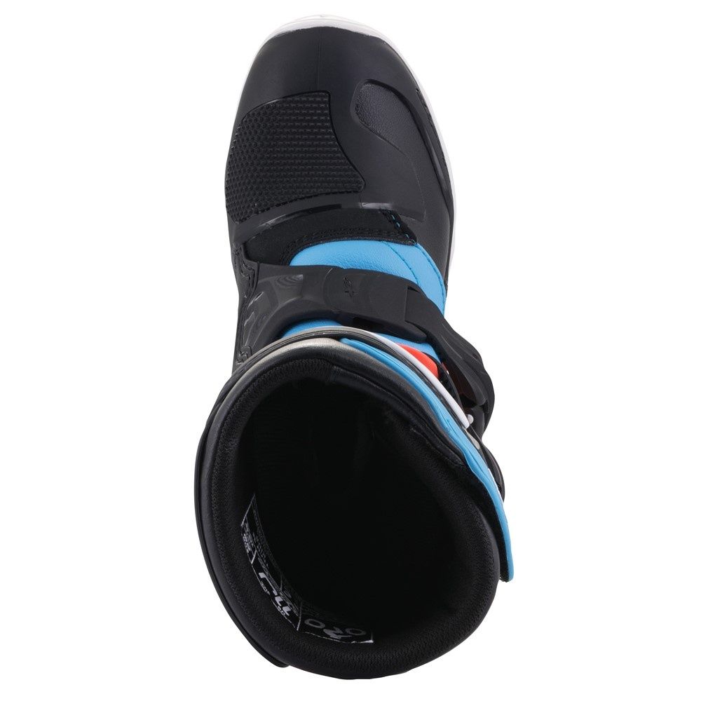 Alpinestars Tech-3S Kids MX Boots - Black/Yellow Fluoro/Red Fluoro