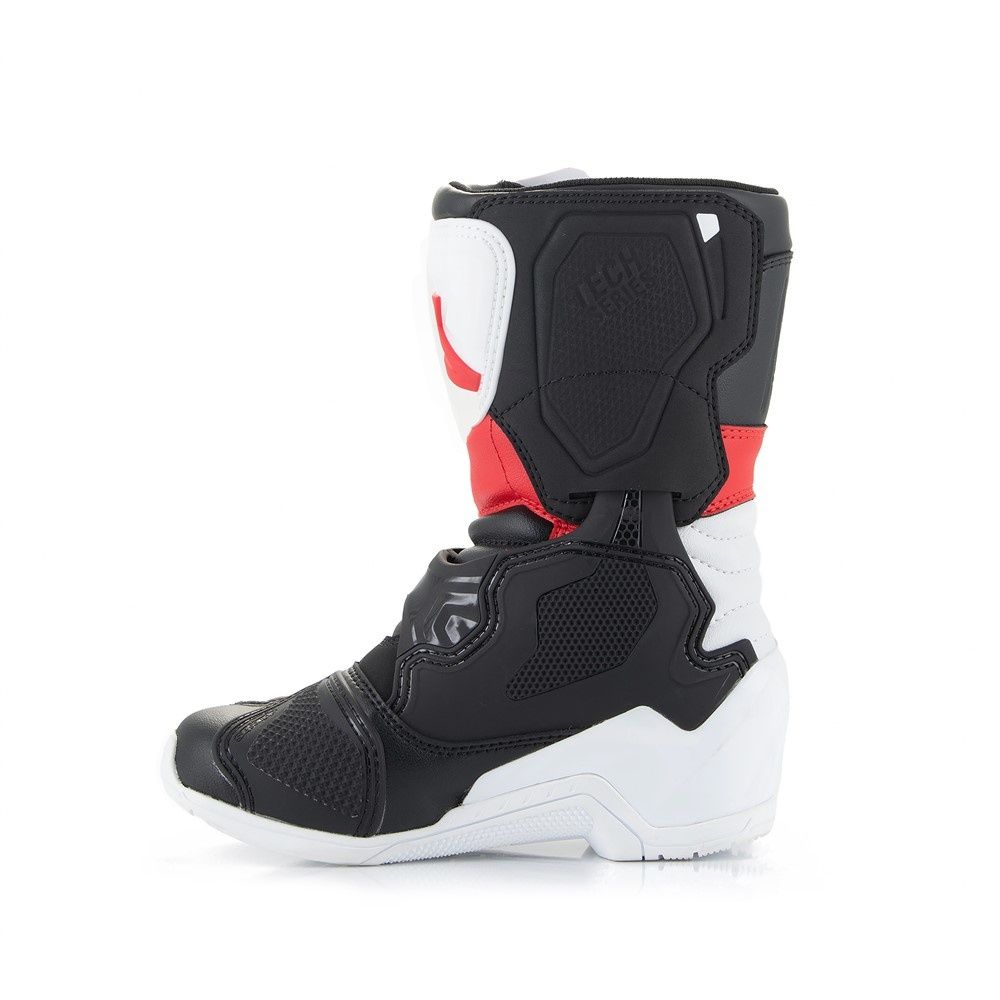 Alpinestars Tech-3S Kids MX Boots - White/Black/Bright Red