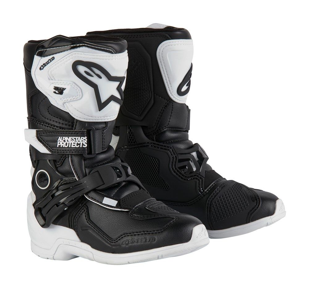 Alpinestars Tech-3S Kids MX Boots - Black/White