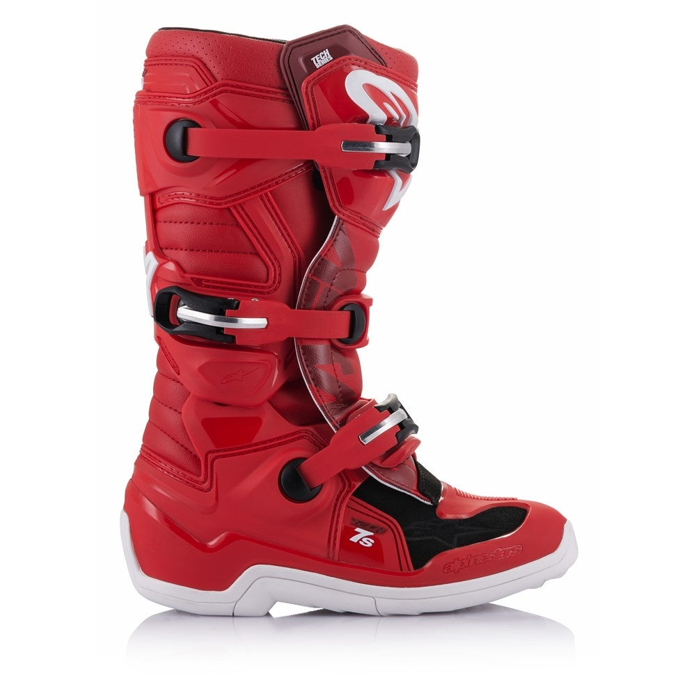Alpinestars Tech-7S Youth Motocross Boots - Red