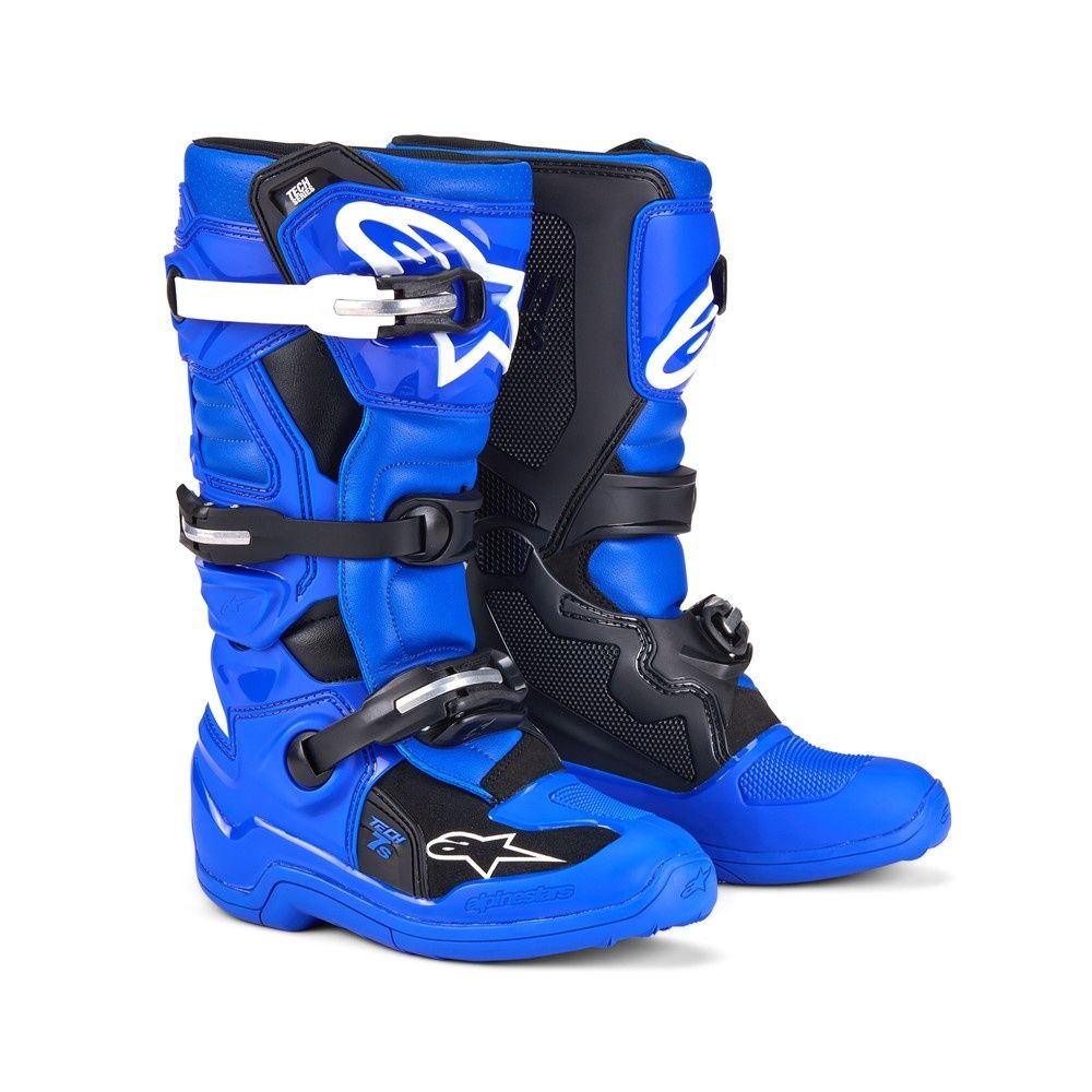 Alpinestars Tech-7S Youth MX Boots - Blue/Black/White