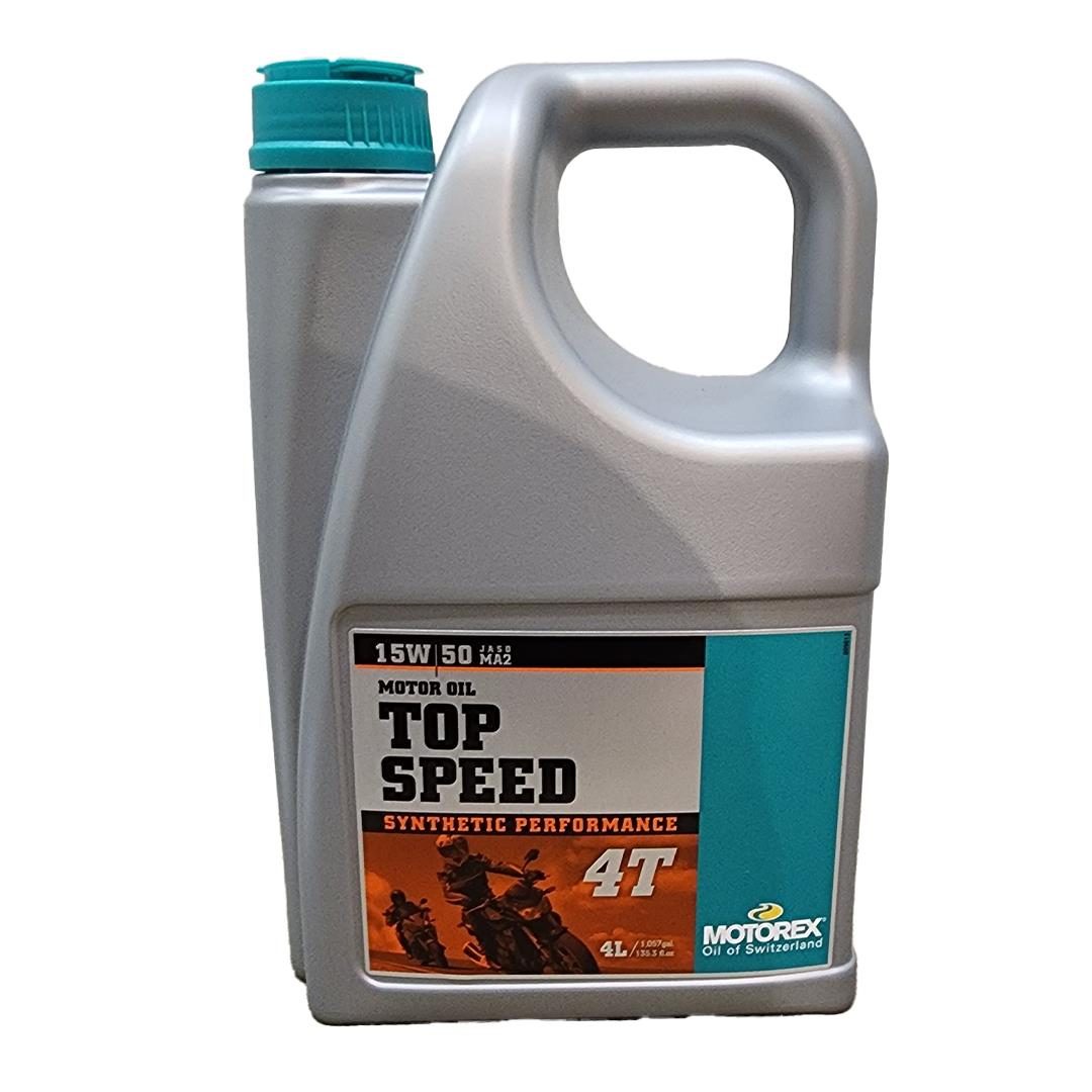 MOTOREX TOP SPEED 4T  15W/50  4LTR