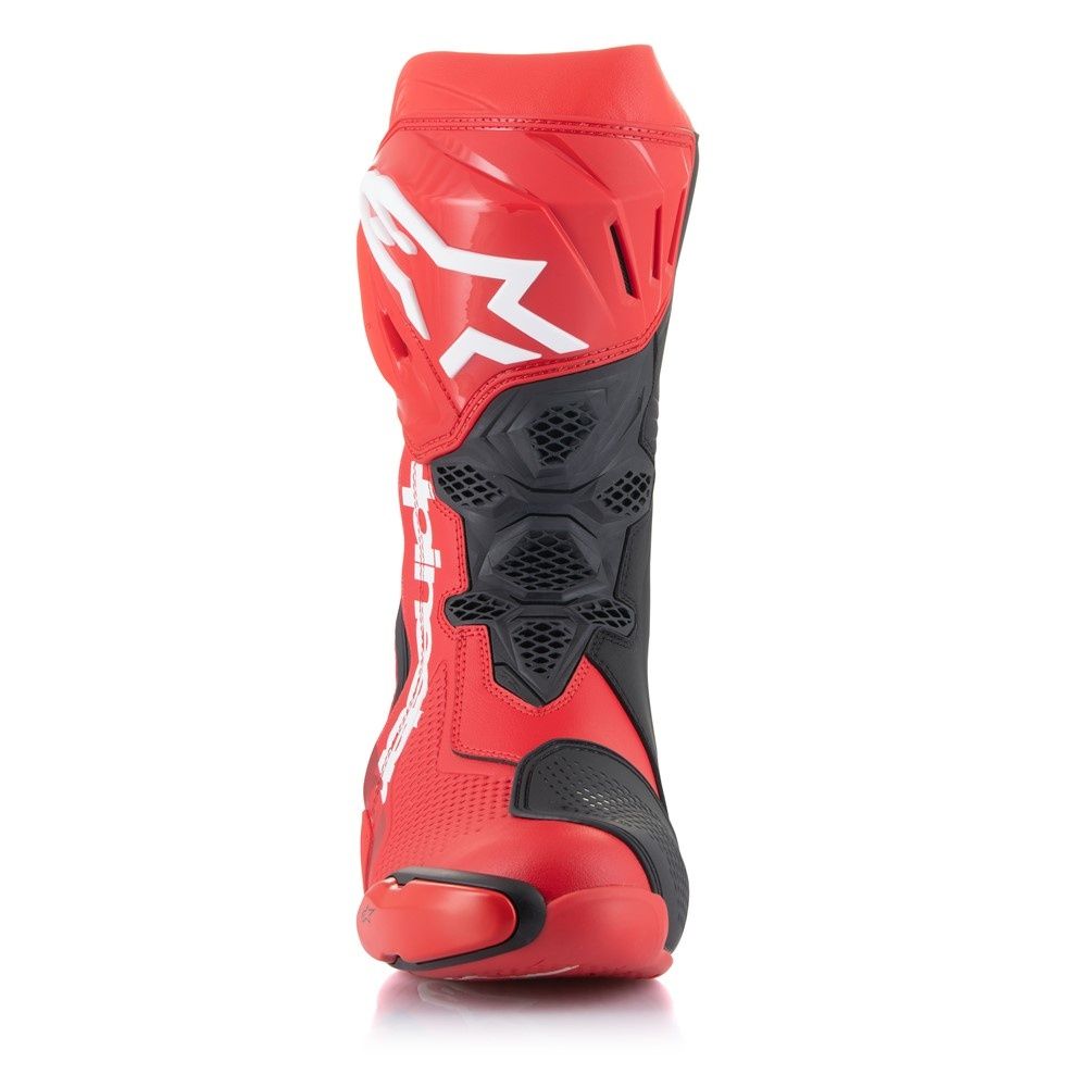 Alpinestars Supertech R Boots - Bright Red/Red Fluoro