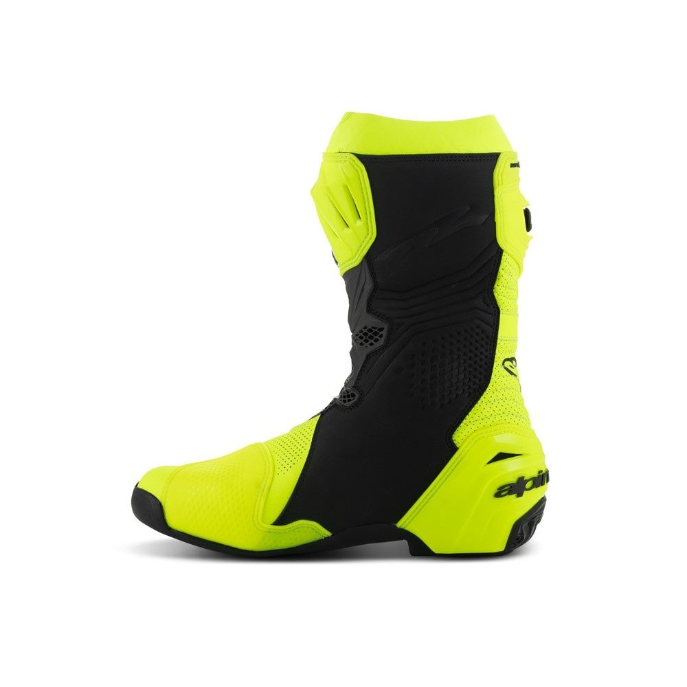 Alpinestars Supertech R Vented Boots - Yellow Fluoro/Black