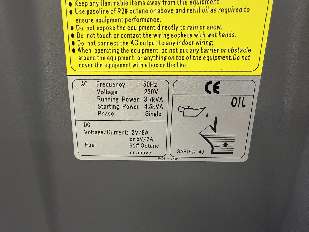 CFMOTO i45E Electric Start Digital Inverter Generator – 4500W