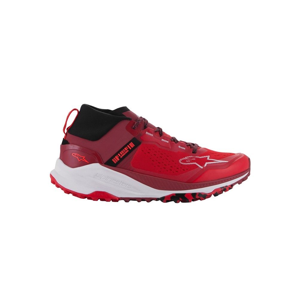 Alpinestars Meta XR v2 Shoes -  Bright Red/Dark Red/White