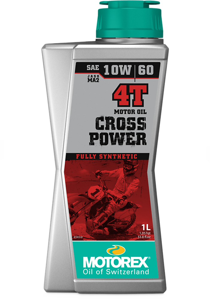 MOTOREX CROSS POWER 4T  10W60 JASO MA 2 1LTR