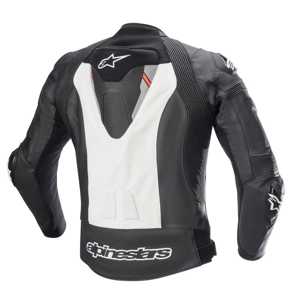 Alpinestars Missile Ignition V2 Leather Jacket - Black/White
