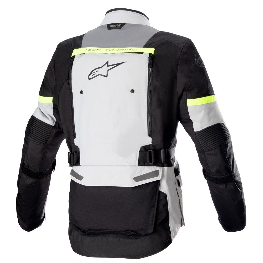 Alpinestars Bogota Pro Drystar Jacket - Ice Grey/Dark Grey/Yellow Fluoro
