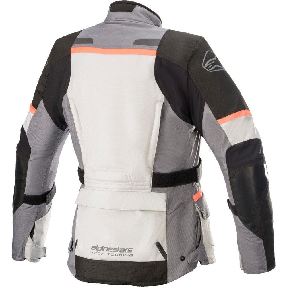 Alpinestars Stella Andes v3 Drystar® Women's Adventure Jacket - Ice Gray/Dark Gray/Coral