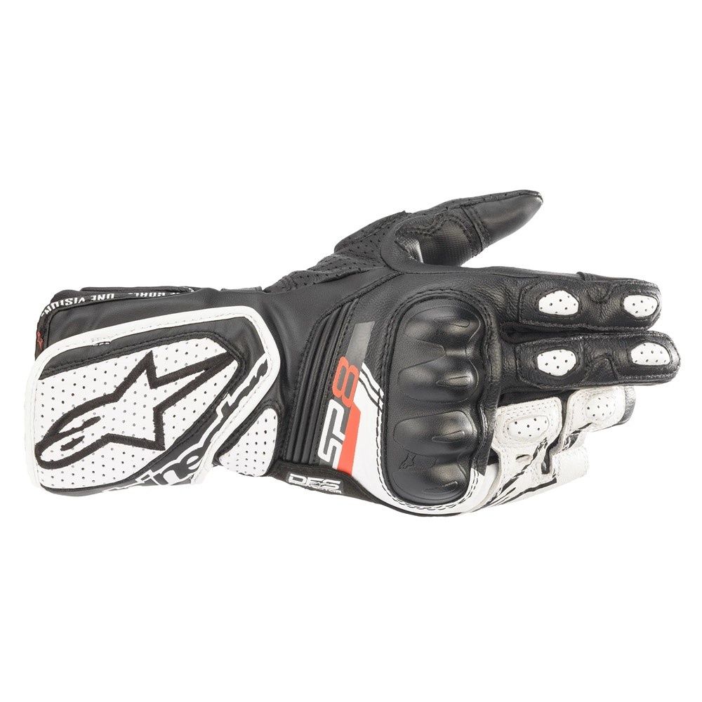 Alpinestars Stella SP-8 v3 Women's Leather Road Gloves -Black/White