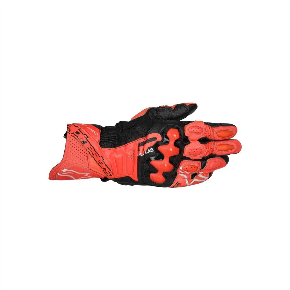 Alpinestars GP Plus R v3 Racing Gloves - Bright Red/Red Fluoro/Black