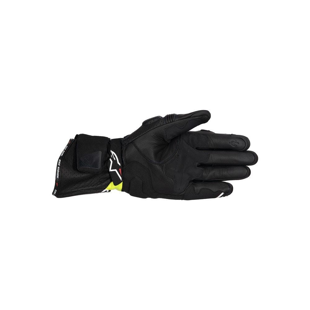 Alpinestars SP-3 Road Motorcycle Gloves - Black/Yellow Fluoro/White
