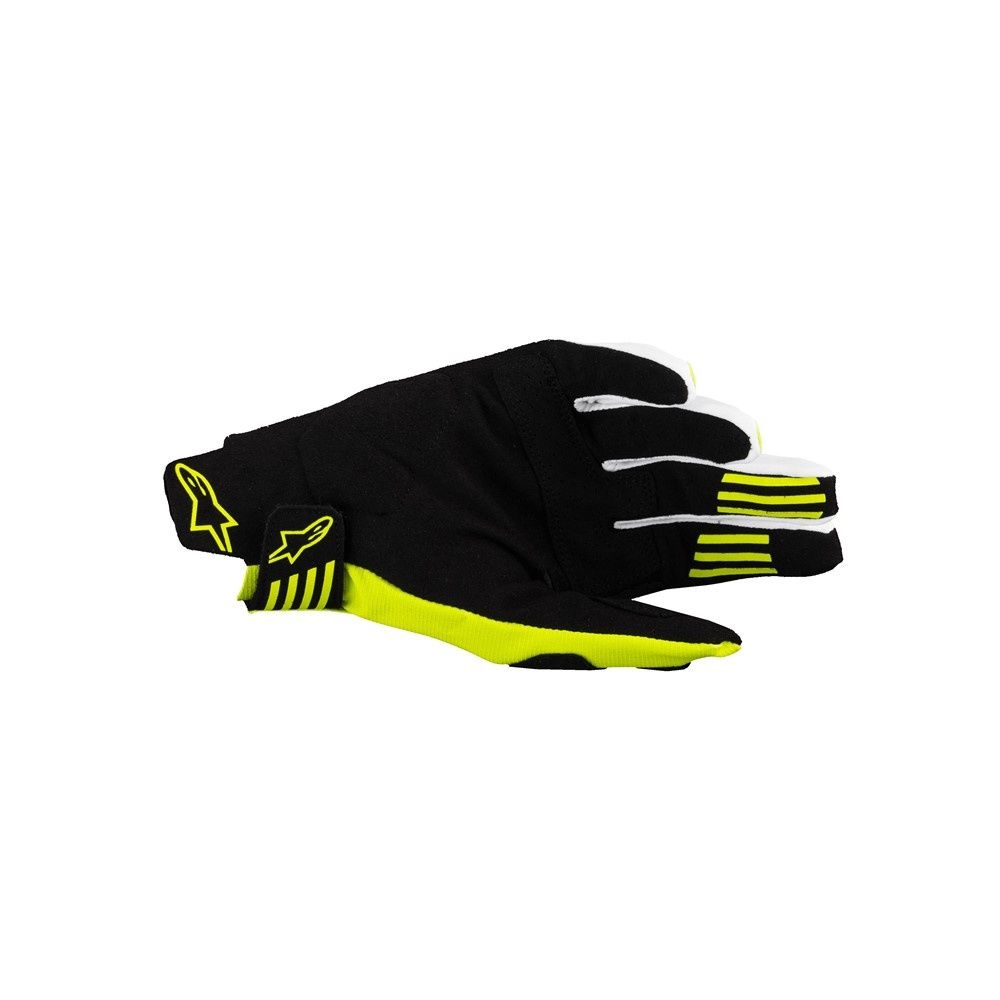 Alpinestars Techstar Mx Gloves - Black/Yellow Fluoro