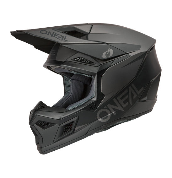 O'Neal 2026 3SRS SOLID Mx Helmet - Black/Grey