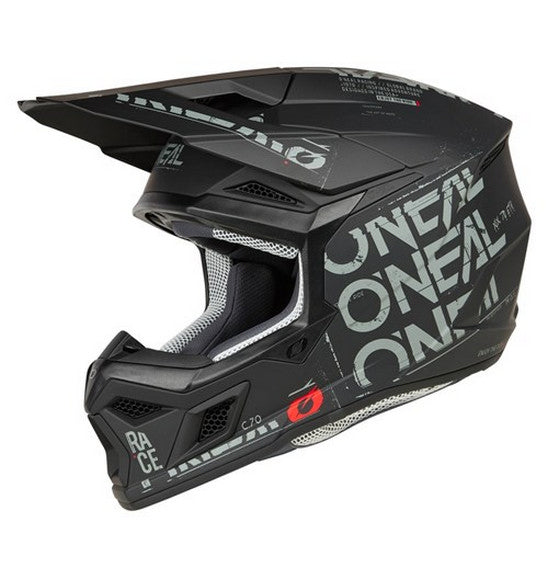 O'Neal 2026 3SRS STATIC Helmet - Black/Grey