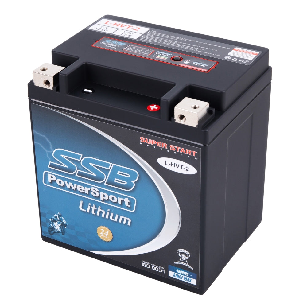 MOTORCYCLE AND POWERSPORTS BATTERY 12V 30AH 1250CCA BY SSB HIGH PERFORMANCE LITHIUM ION