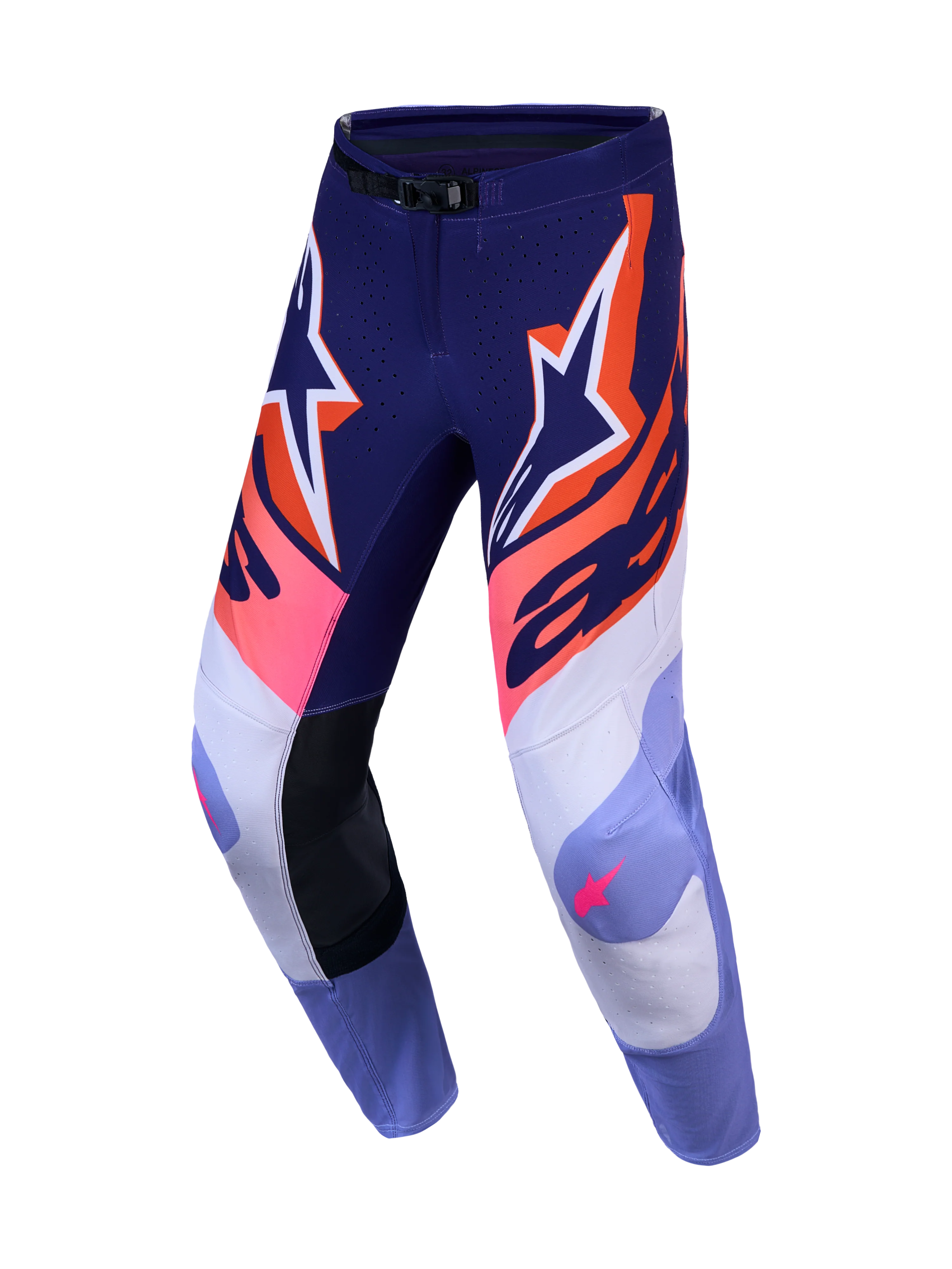 Alpinestars 2027 Supertech Dyna Pants - Light Violet/Deep Purple/Pink Fluoro