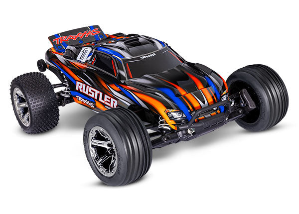 Traxxas Rustler 2WD BL-2s HD RC Stadium Truck - 37354-4 – image 1