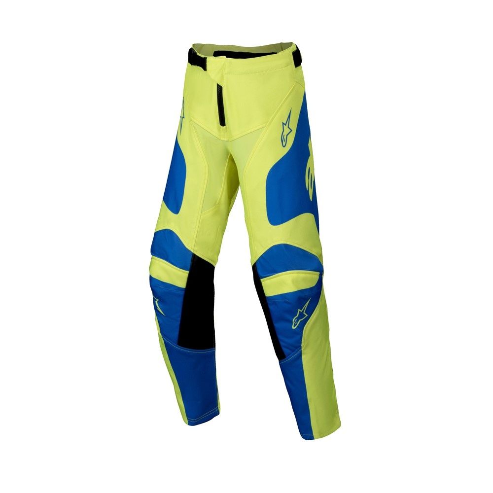 Alpinestars 2026 Racer Veil Youth Mx Pants -  Yellow Fluoro/Blue