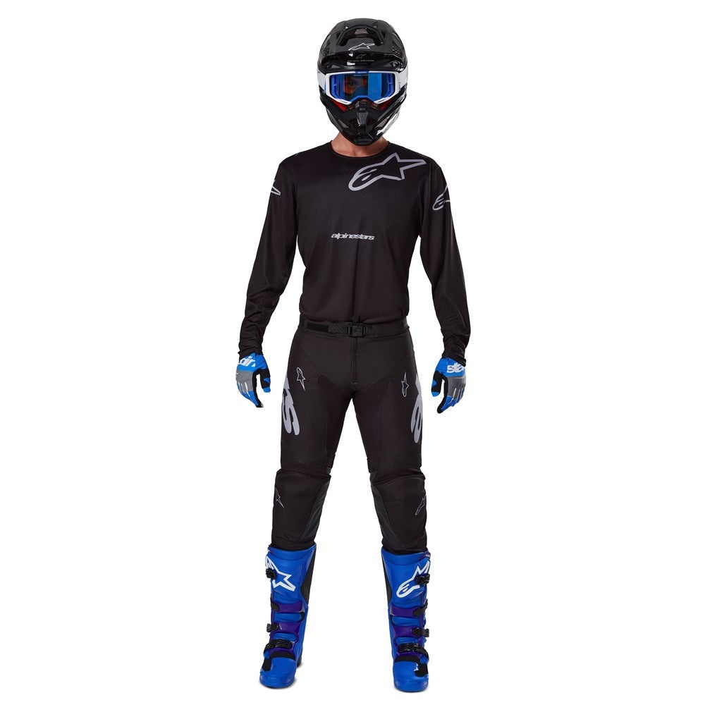 Alpinestars Racer Graphite Mx Jersey - Black/Gray