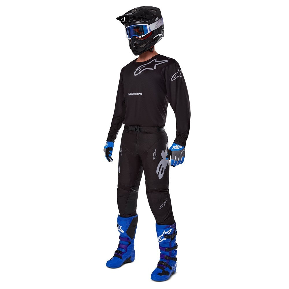 Alpinestars Racer Graphite Mx Jersey - Black/Gray
