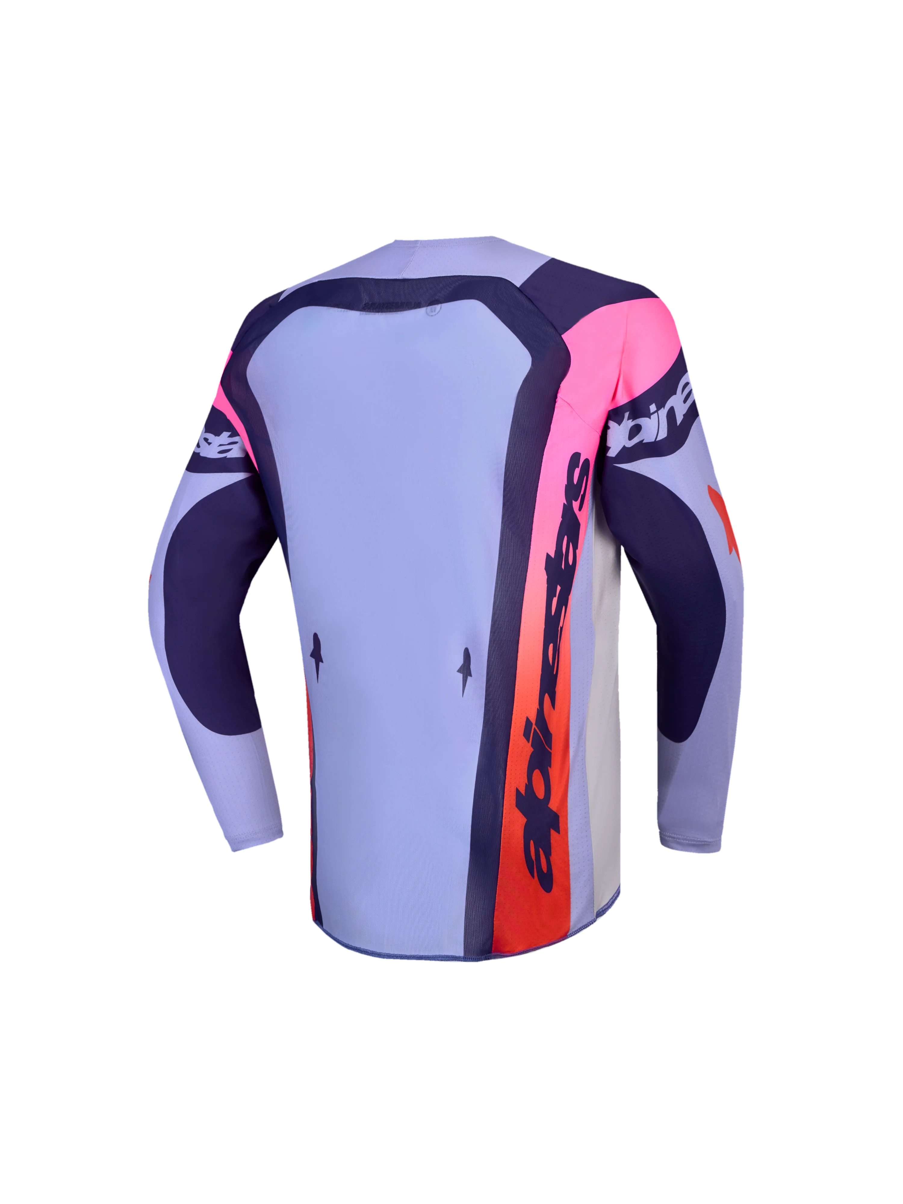 Alpinestars 2027 Youth Supertech Dyna Jersey - Light Violet/Deep Purple/Pink Fluoro