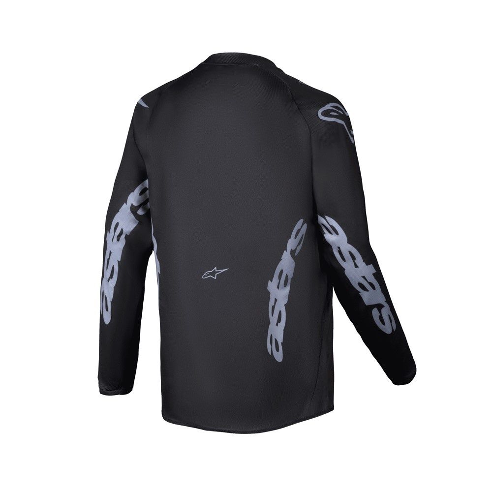 Alpinestars Racer Graphite Youth Mx Jersey -  Black/Gray