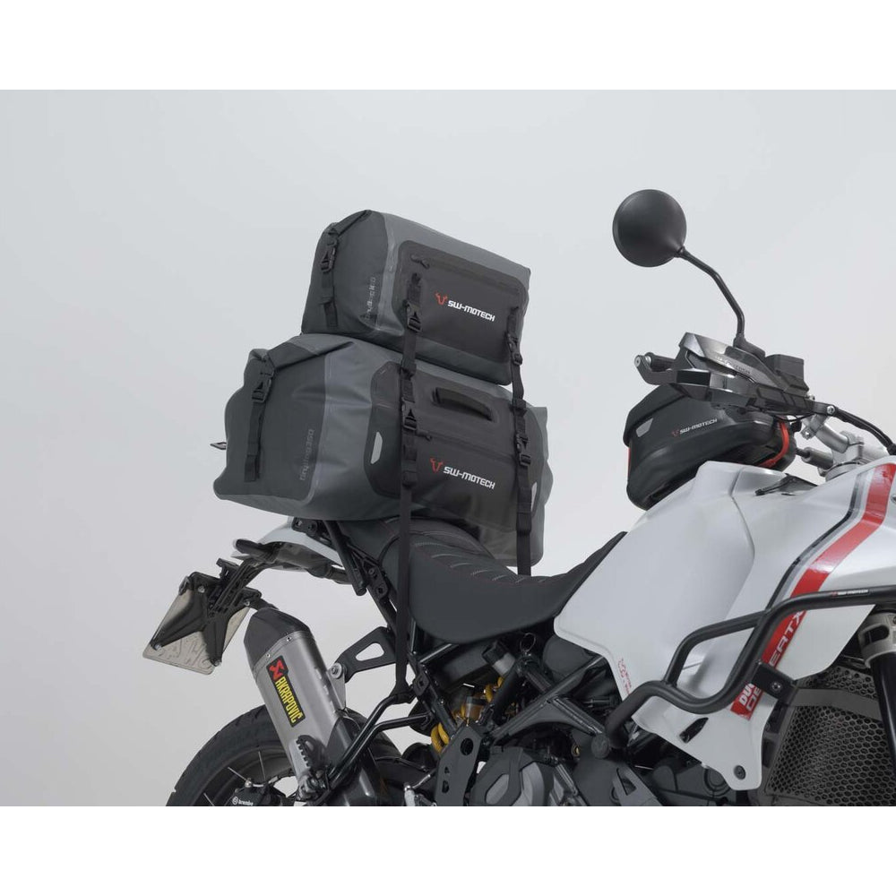 TAIL BAG SW MOTECH DRYBAG 60 LITRE WEATHERPROOF GREY BLACK