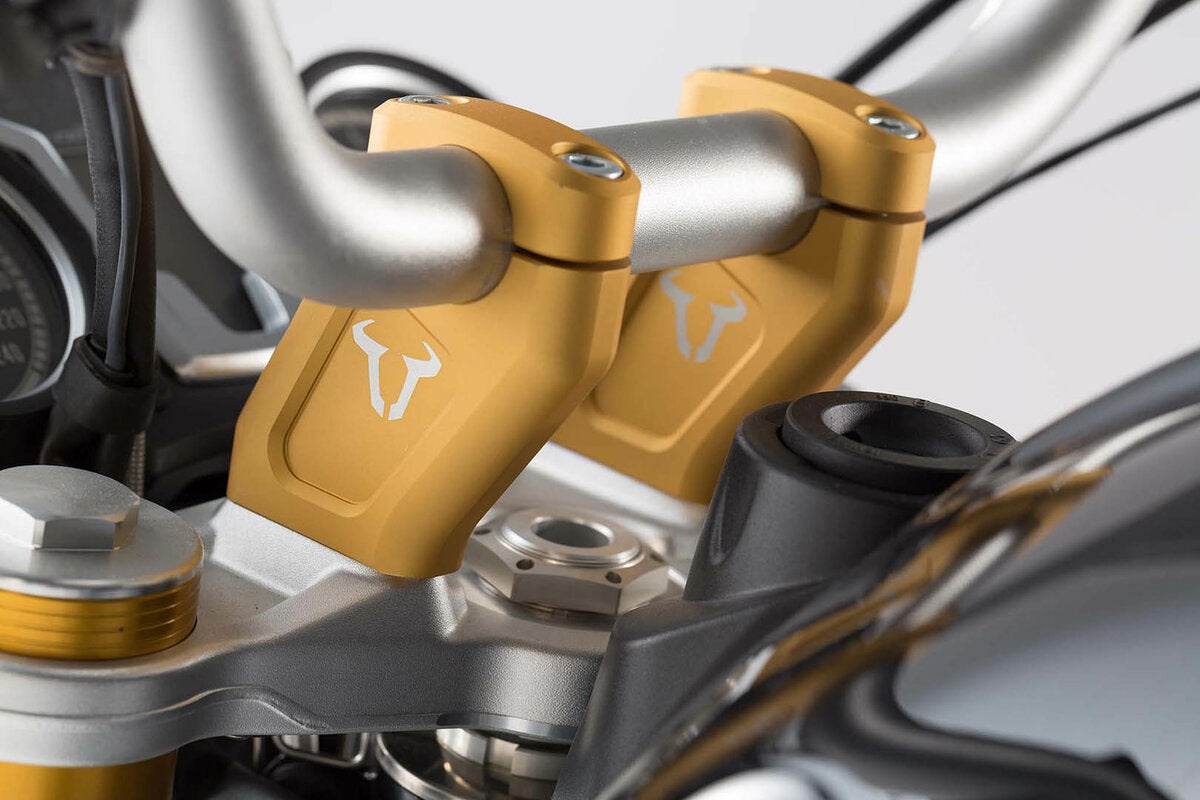 HANDLEBAR BAR BACK SW MOTECH 28MM HANDLEBARS GOLD BMW R NINE T 14-20