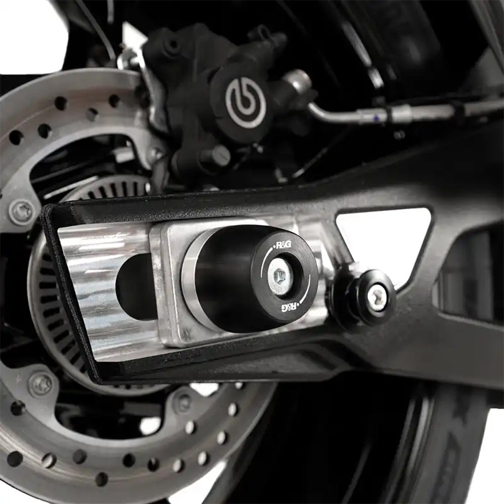 APEX Swingarm Protectors Black (BMW S1000RR 25-) R&G