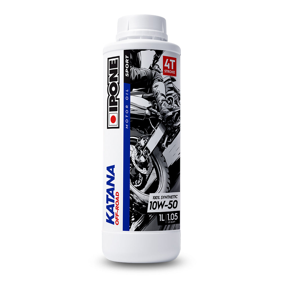 IPONE Katana Off Road - 100% Synthetic 4T Oil - 10W50 1L
