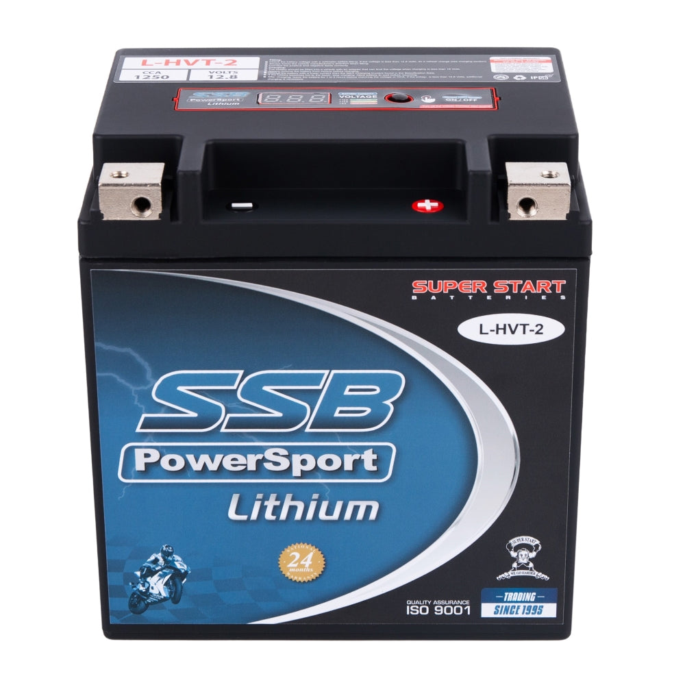MOTORCYCLE AND POWERSPORTS BATTERY 12V 30AH 1250CCA BY SSB HIGH PERFORMANCE LITHIUM ION